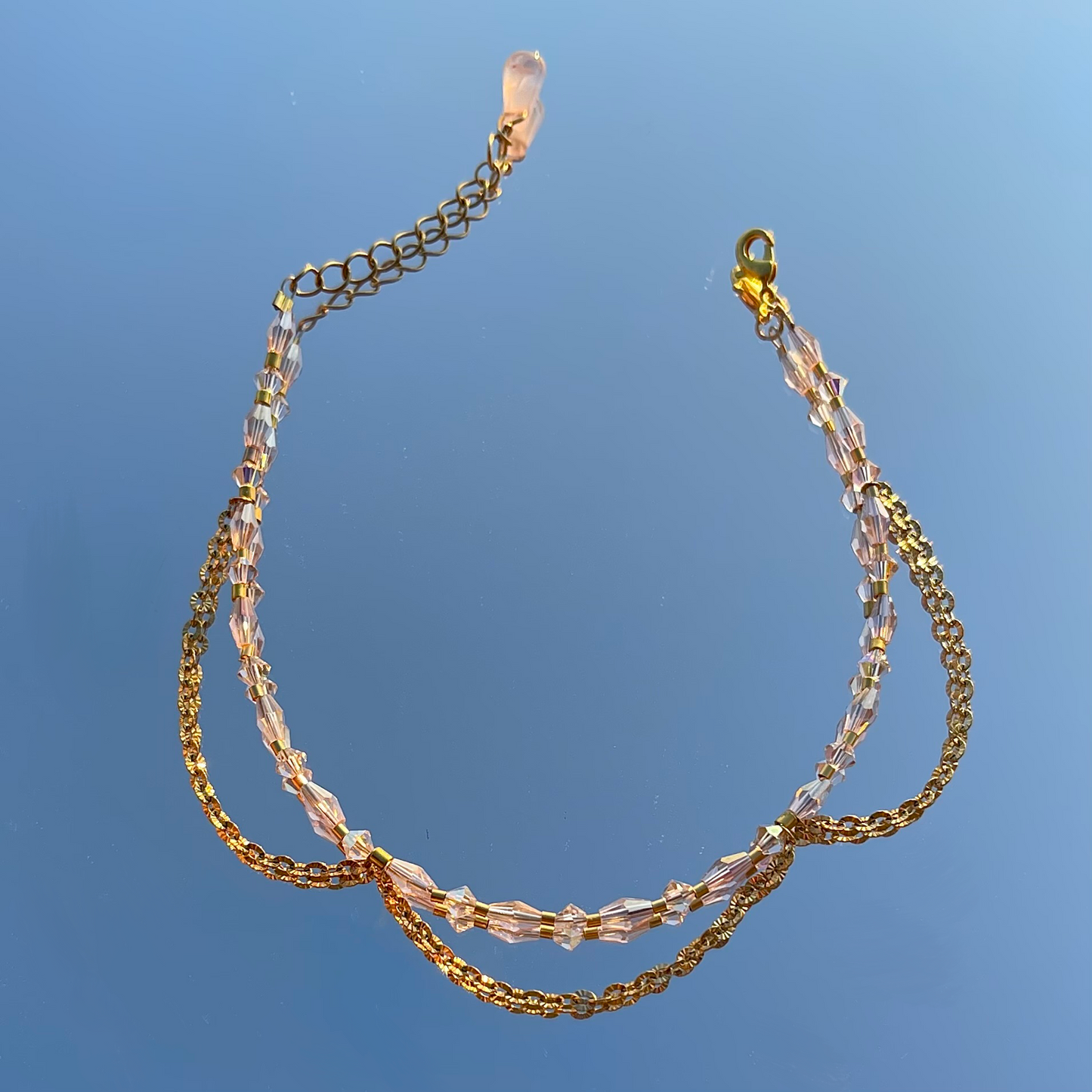 Strawberry Moon Anklet